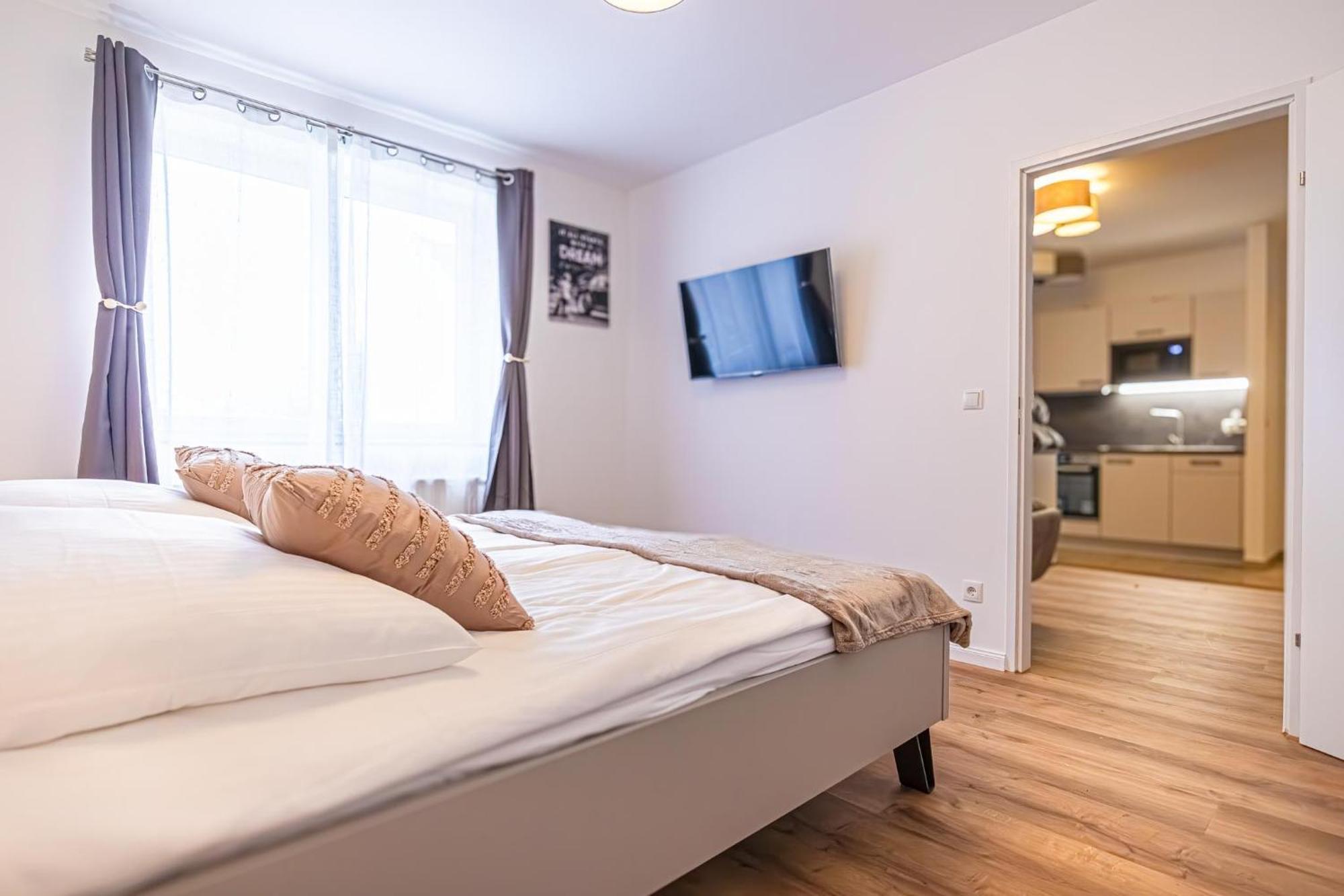 Charming 1Br And 1Lr Apt Modern Design Donaustadt 비엔나 외부 사진
