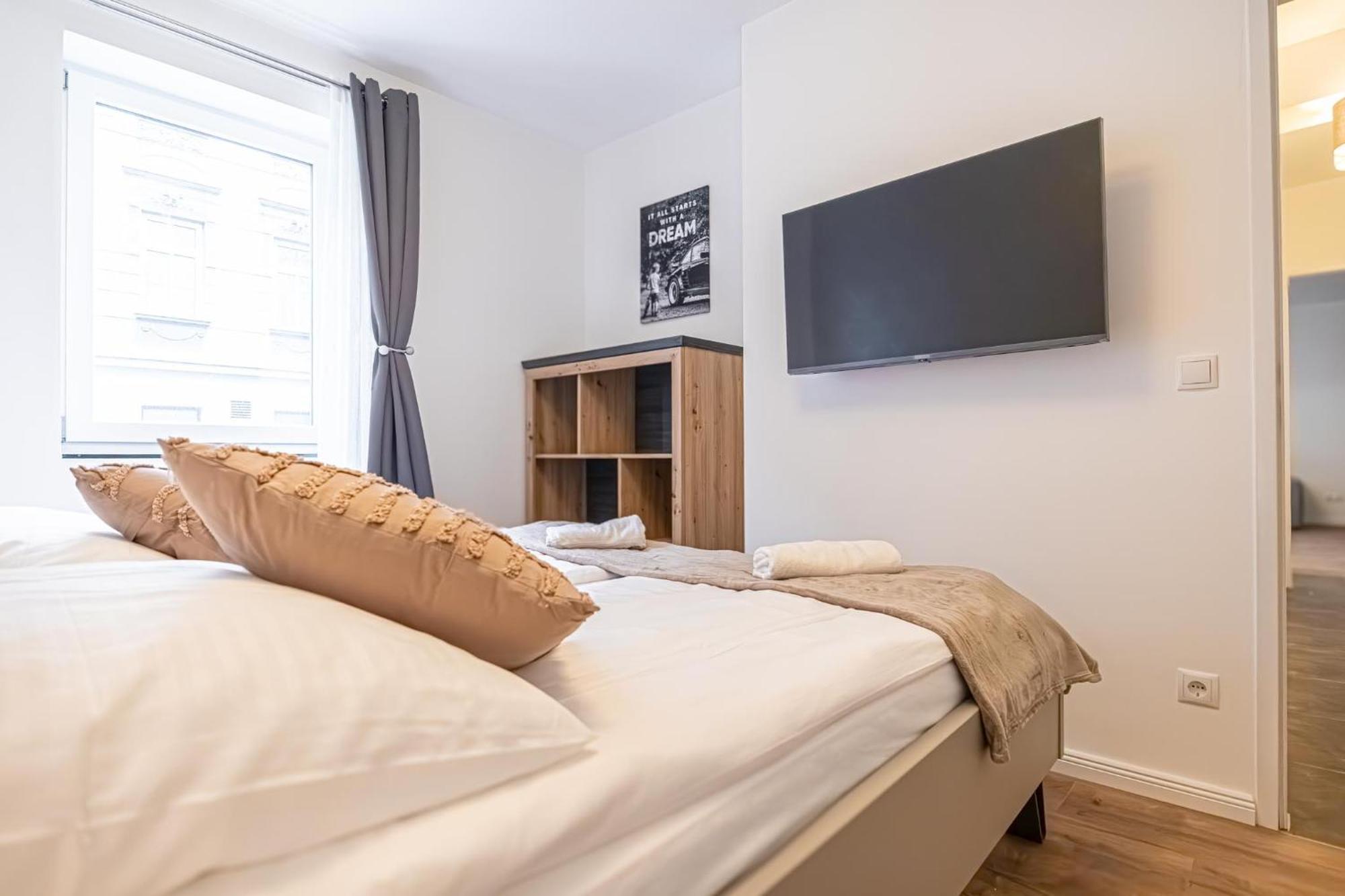 Charming 1Br And 1Lr Apt Modern Design Donaustadt 비엔나 외부 사진